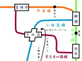 下北沢駅の電車とバスは便利？|路線図と構内図